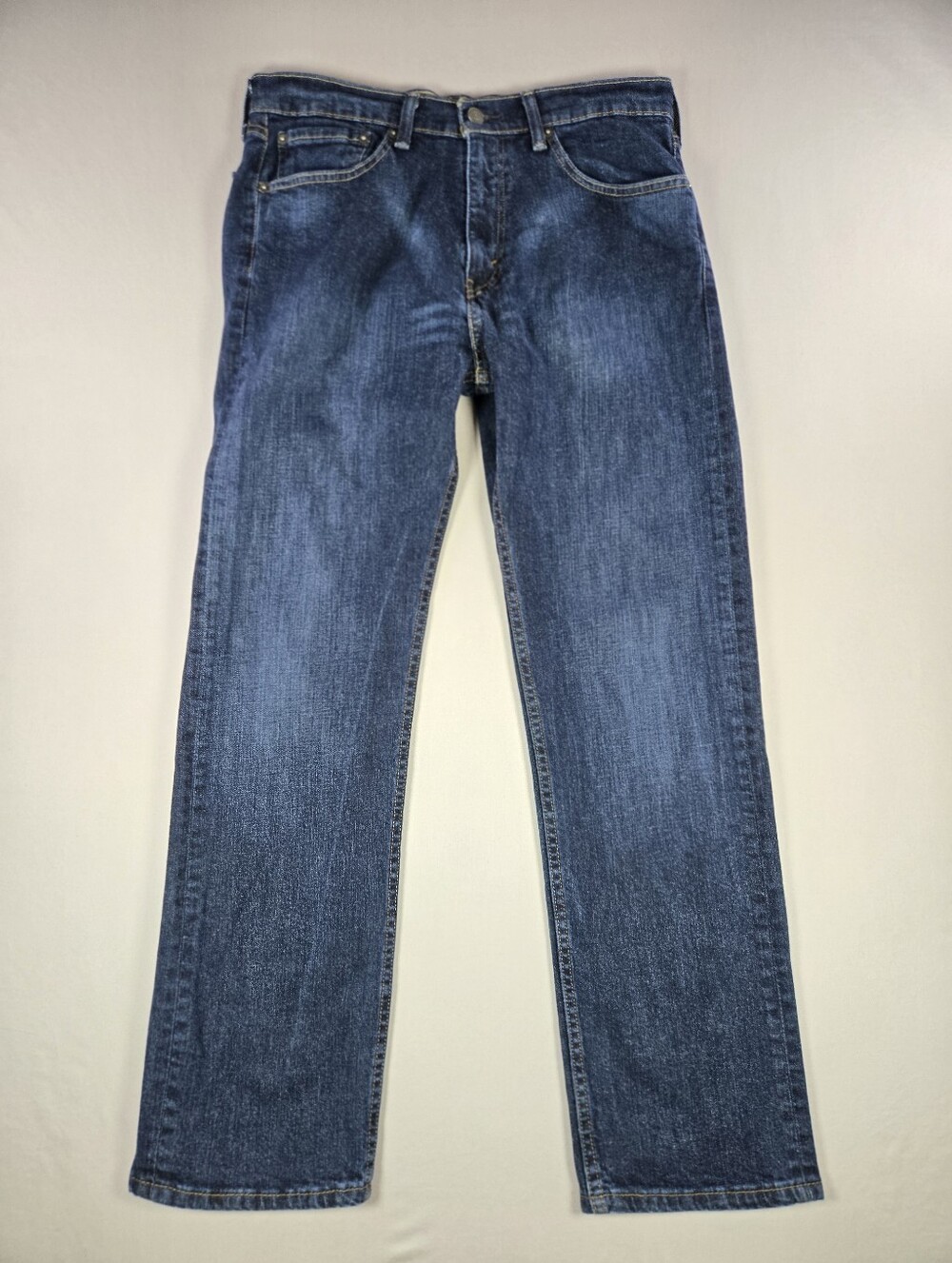 2016 Levi's 505 Regular Fit Straight Leg Jeans Blue Denim Men’s 34x30